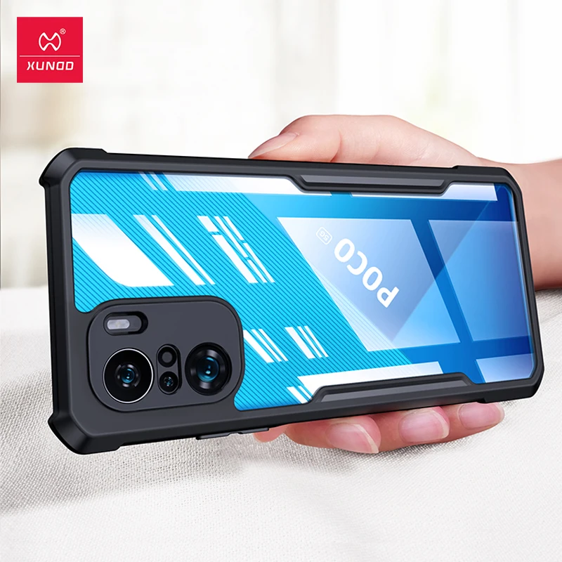 POCO F3 funda Airbag Xundd – carcasa transparente a prueba de golpes - imagen 3