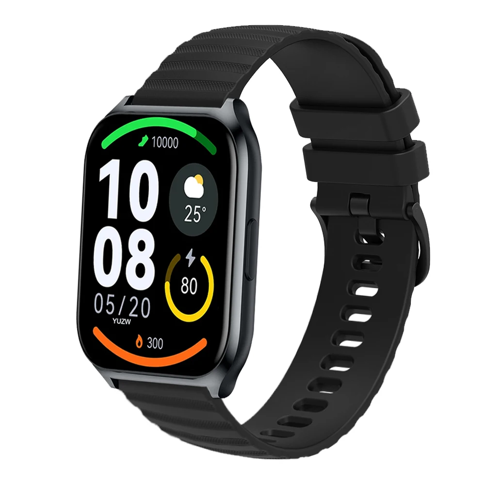 Correa de muñeca de 20mm y 22mm para reloj Haylou 2 Pro RS5 R8 S6 S8, pulsera de silicona para reloj Haylou Solar 5 Neo RS4 LS12 RT3, bandas GST - imagen 3