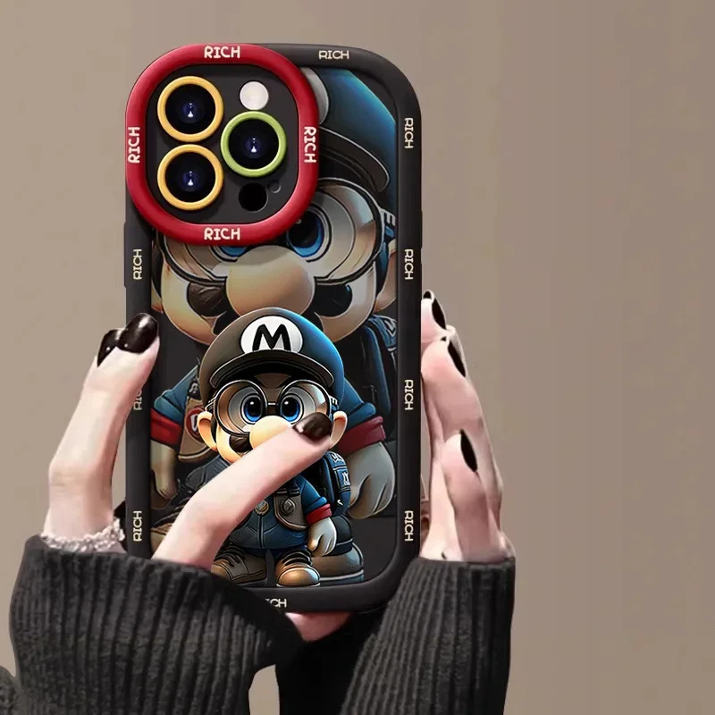 Funda de juego bonita de Mario de dibujos animados para Infinix Hot 50 Pro 30i 9 10 20 30 Play Note 40 30 Smart 9 8 7 6 Plus Spark 10, funda de silicona - imagen 4