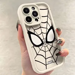 Funda Spider-Man Marvel iPhone 16/15/14 Silicona Antigolpes