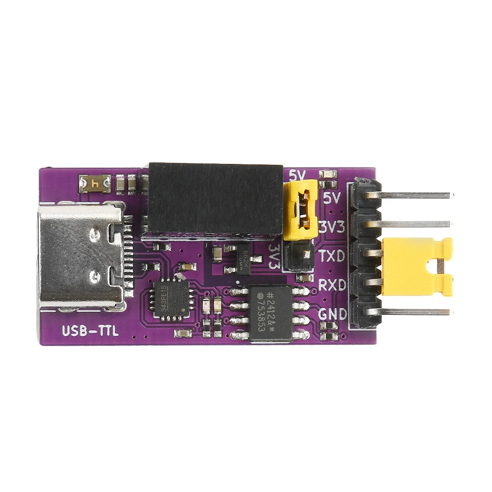 CH343 USB aislado a TTL DC 3,3 V/5 V puerto serie comunicación aislada 6Mbps UART módulo de descarga tipo C - imagen 5