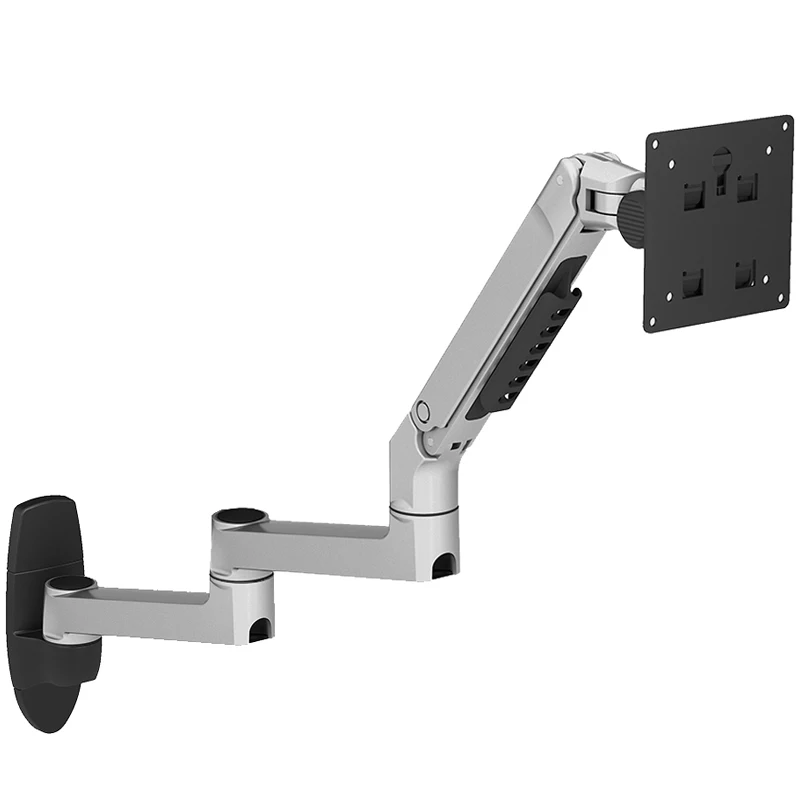 Soporte de pared V63W / XSJ8013W, soporte de Monitor de brazo de resorte mecánico ultralargo de aluminio, soporte de montaje de Monitor de movimiento completo