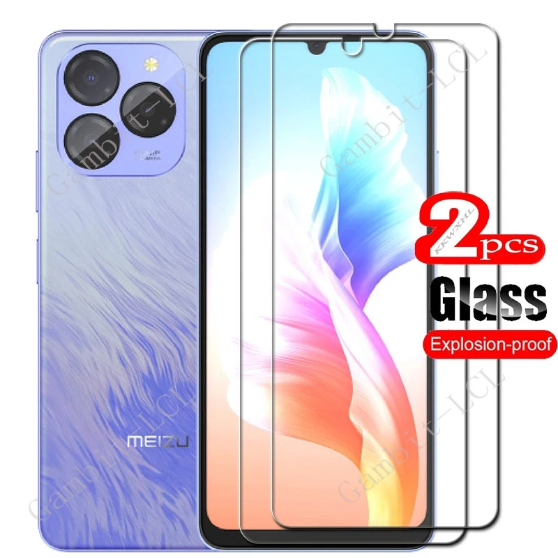 2 uds HD para Meizu Note 21 6,74 "cubierta de vidrio templado en MeizuNote21 Note21 Ulefone Note 20 Pro Protector de pantalla película transparente