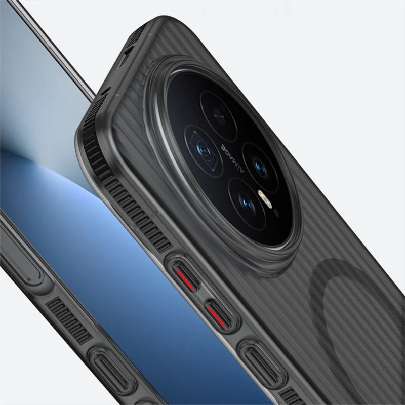 Para Huawei Honor Magic 8 Pro funda dura de PC transparente magnético MagSafe funda protectora trasera antideslizante para Magic 8 7 Pro Shell - imagen 4