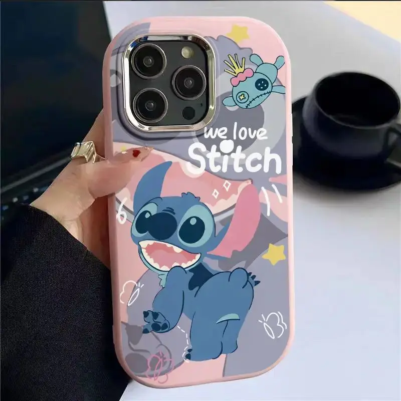 Funda de teléfono bonita Stitchs para Xiaomi Mi 12, POCO F5, X3, NFC, 9C Redmi, 10, 13C, K30, K40, K60, Ultra Note 10, 12, 13 Pro, 4G, 5G, novedad - imagen 2