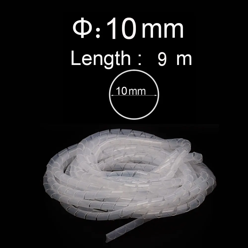 10mm White  9m