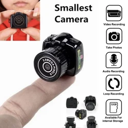 Y2000 Mini Cámara Deportiva HD DV - Grabadora de Vídeo y Audio