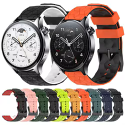 Correa de silicona para reloj inteligente, banda de 20mm, 22mm, 46mm, 42mm, para Xiaomi Watch Color 2, S3, S1 Pro, Active, S2, Amazfit GTR 4, 3Pro, 2e