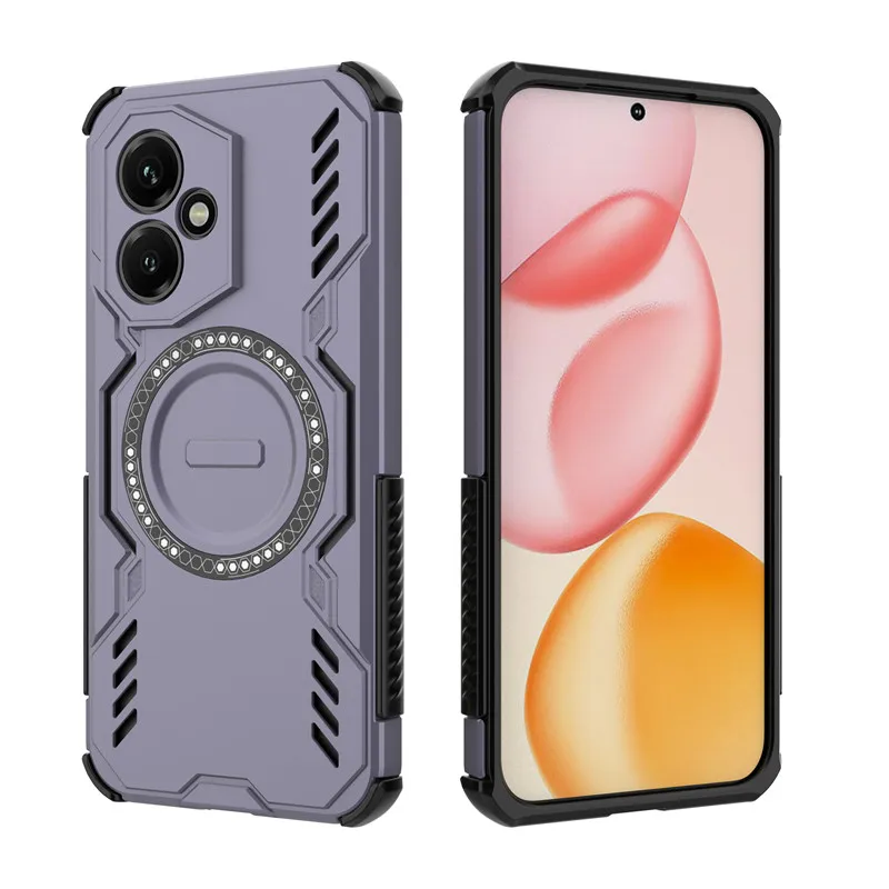 Para Honor 400 Funda Honor 400 Funda disipación de calor carga inalámbrica magnética parachoques Fundas protectoras para teléfono en Honor 400 Funda - imagen 5