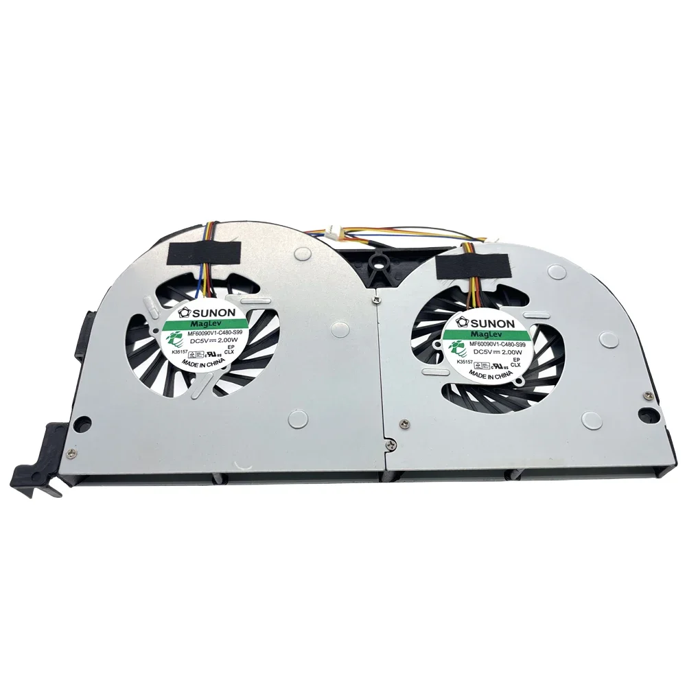 Ventilador de repuesto para ordenador portátil Lenovo Touch Y50 Y50-70 Y50-70A Y50-70AM Y50-70AS Y50-80 Series ventilador de refrigeración de CPU 4 pines 4 cables - imagen 2