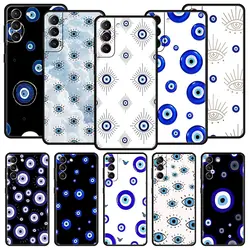 Funda Samsung Galaxy S24 Silicona – Diseño Ojo Azul Anti Golpes