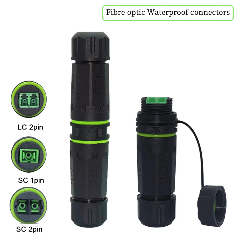 Conector impermeable de fibra óptica SC UPC monomodo SC APC, conector rápido de fibra óptica FTTH, conector rápido de cable de fibra SC