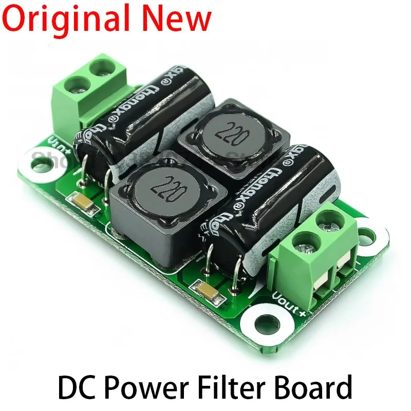 Placa de filtro de fuente de alimentación de 0-50V, 4A CC, amplificador de potencia Clase D, placa de supresión de interferencias, Panel de Control Industrial EMI para coche