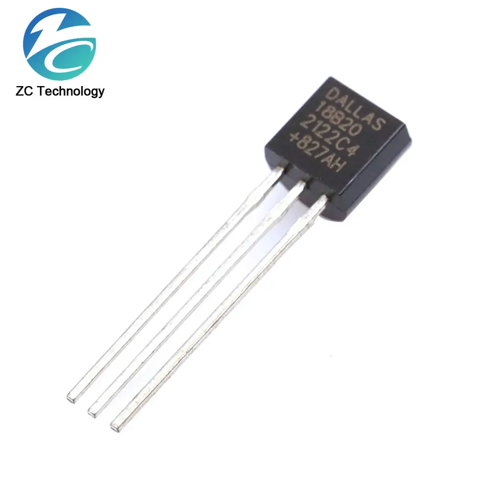 Sensor de temperatura DS18B20 18B20 TO-92, nuevo y original DS18B20 TO92 DS18B20 18B20, 5 unids/lote - imagen 4