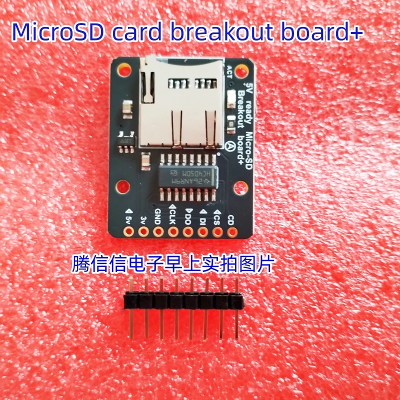 1 Uds. Herramientas de desarrollo IC de memoria 254 Placa de ruptura de tarjeta MicroSD