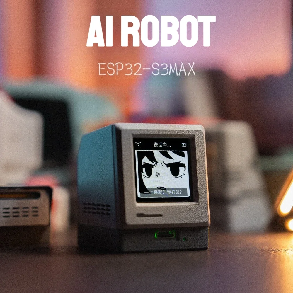 Robot de escritorio ESP32-S3MAX, Robot de Chat Retro personalizable DIY, Robot de reconocimiento de diálogo por voz, regalo de impresión 3D, asistente de voz - imagen 2