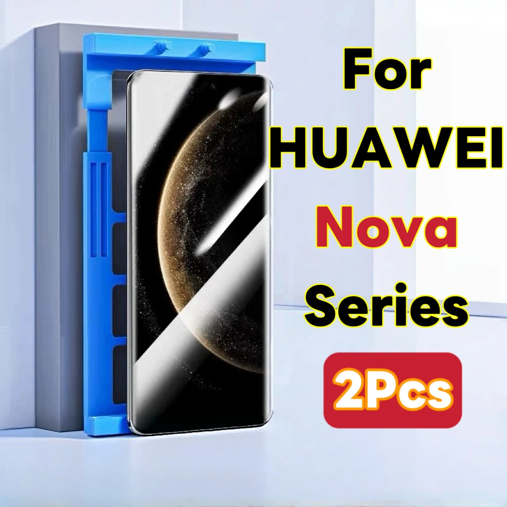 2 piezas adecuadas para la serie Huawei Nova, este protector de pantalla de teléfono móvil de alta definición no es vidrio templado - imagen 2