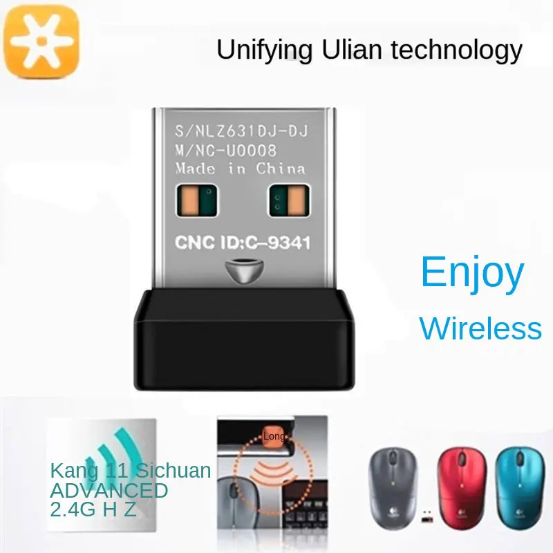 Para teclado y receptor de ratón inalámbricos Youlian compatible M187 M235 M280 M320 M330 MK240 MX master 2s Master3 piezas de juego - imagen 3