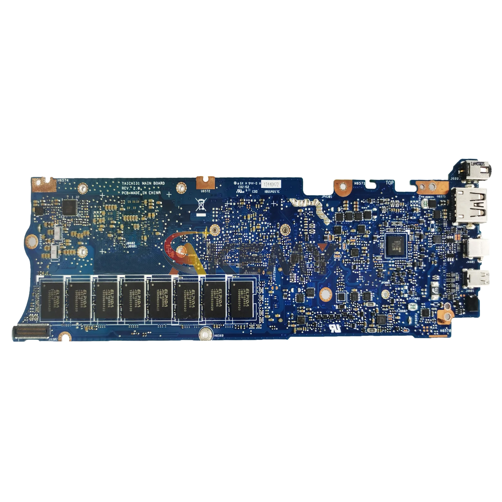 Placa base para ordenador portátil TAICHI31 para ASUS ZenBook TAICH31 TAICH21 TAICHI placa base para portátil con CPU 100% pruebas OK envío rápido stk - imagen 2