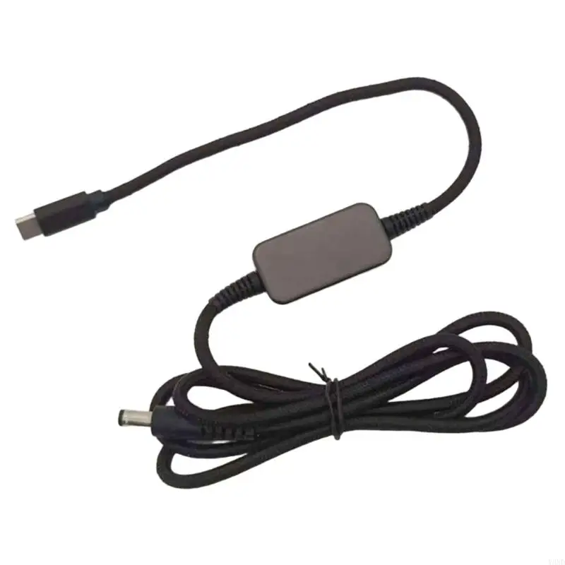 Cable alimentación carga rápida DC5525 5V a 20V Voltajes ajustables para impresora portátil Y3nd - imagen 2