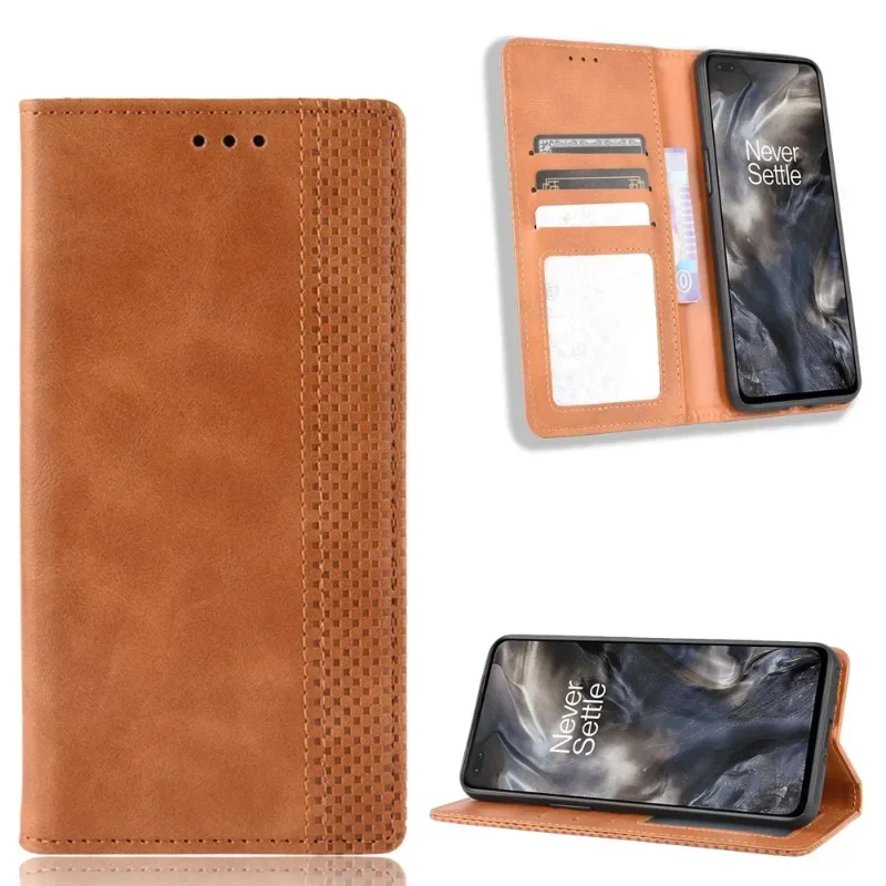 Para VIVO V50 Lite Retro funda de teléfono con tapa de cuero magnético para Vivo V50lite V50 5G V 50 funda tipo billetera tarjeta Solt soporte funda suave - imagen 5