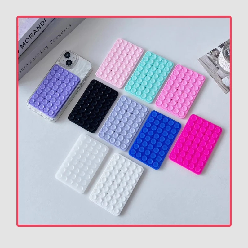 Ventosa multifuncional de silicona para teléfono, soporte inferior para cuenco de bebé, 40 piezas, soporte de pared desmontable manos libres, ventosa - imagen 2