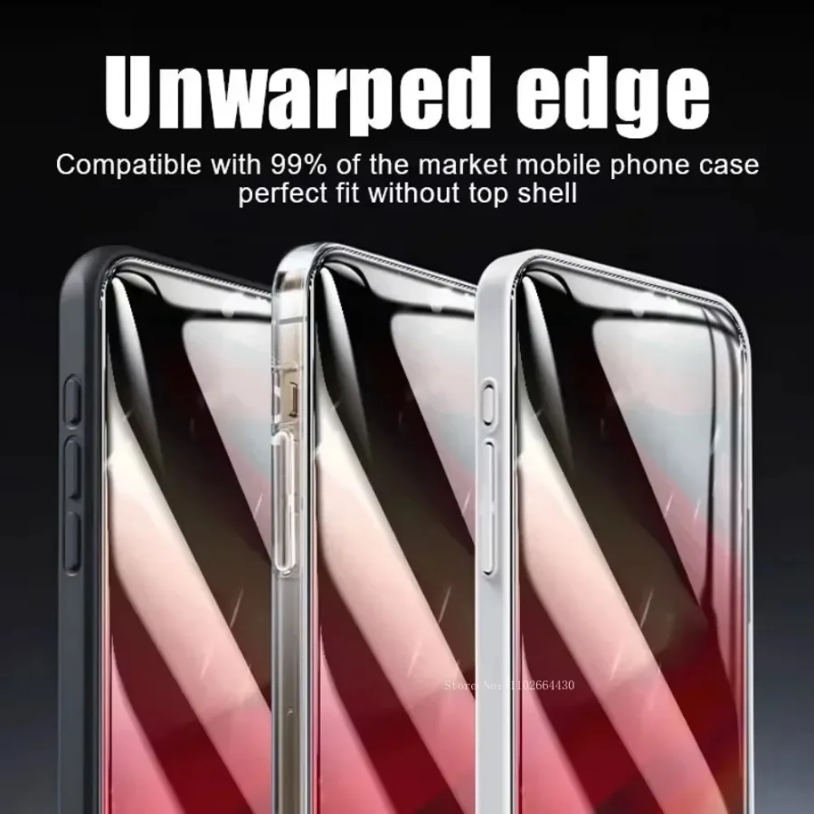 3 uds película de hidrogel de privacidad para IPhone 16 sin vidrio cubierta completa suave Protector de pantalla de teléfono 15 Plus 14 13 12 Mini 11 Pro Max - imagen 4