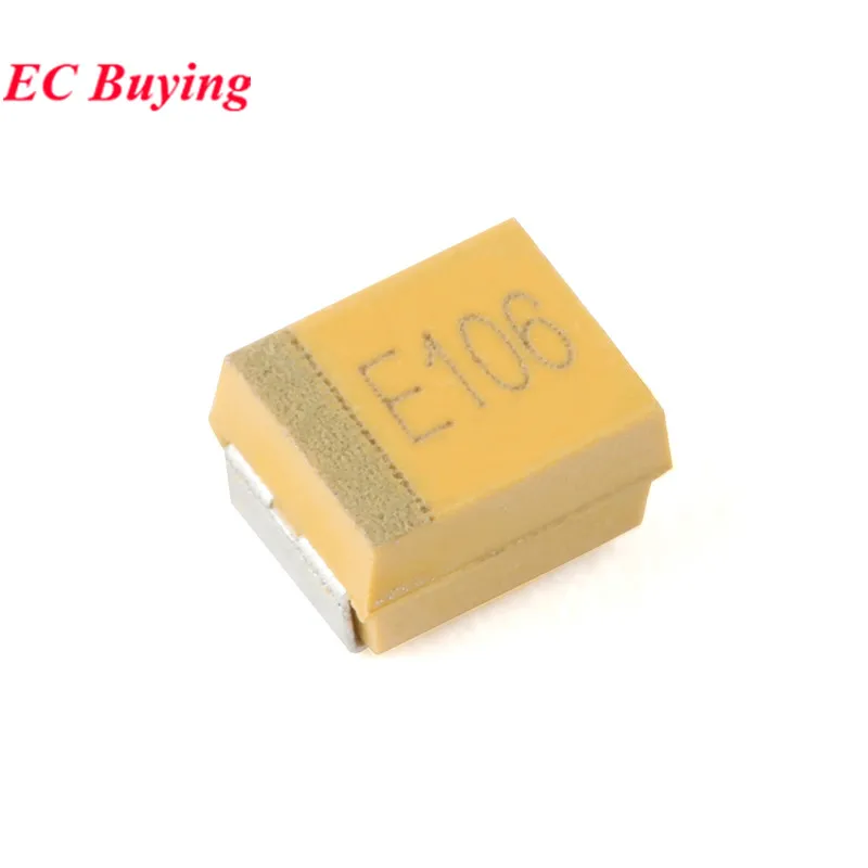 10 Uds 3528 SMD condensador de tantalio 1uF 105 4,7uF 475 10uF 106 22uF 226 33uF 336 47uF 476 100uF 107 220uF 227 6,3 V 10V 16V 25V 35V - imagen 3