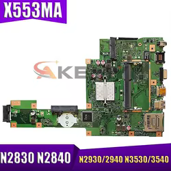 Para ASUS X553M K553M A553MA D553M F553MA VivoBook X553 A553M X503M X503MA 60NB04X0-MB1800 F503M F553M D553MA placa base X553MA