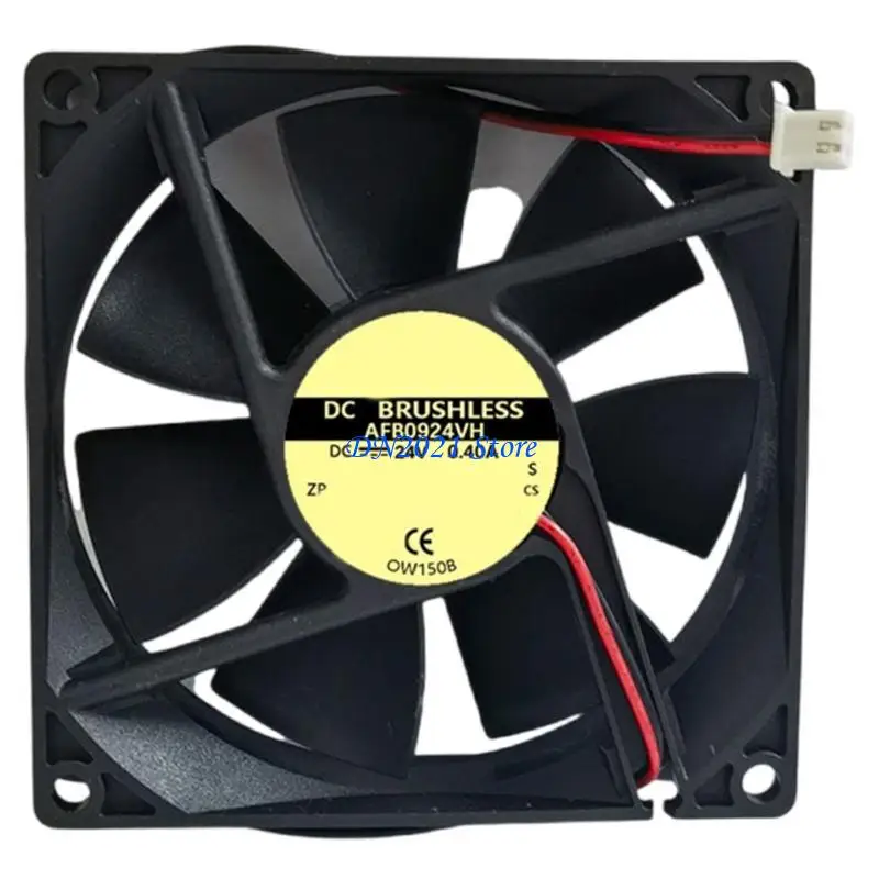 F3KE AFB0924VH 24V 0.4A 9025 90 mmx25mm Computer PC Case Ventilador 24V 0.4A 3500RPM - imagen 3