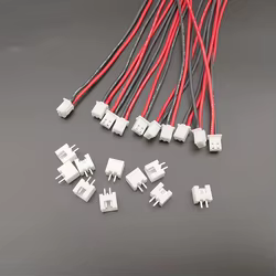 Conector JST-XH macho hembra de dos pines Lipo 1S cable silicona