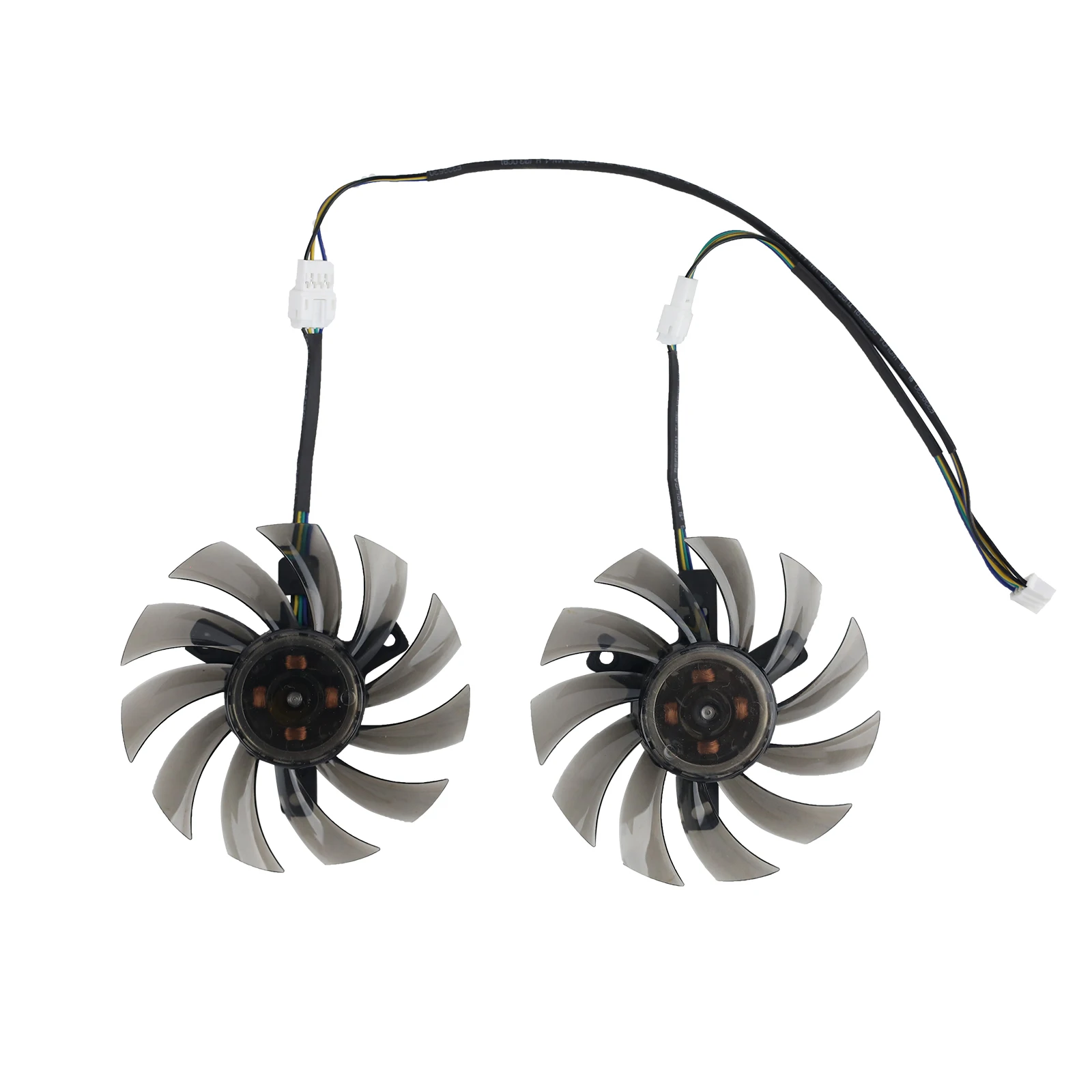 Para ASUS GTX 660 750 760 1050Ti R7 260X ventilador de tarjeta de vídeo 75mm PLD08010S12HH R7260X ventiladores de refrigeración de tarjeta gráfica de repuesto - imagen 2