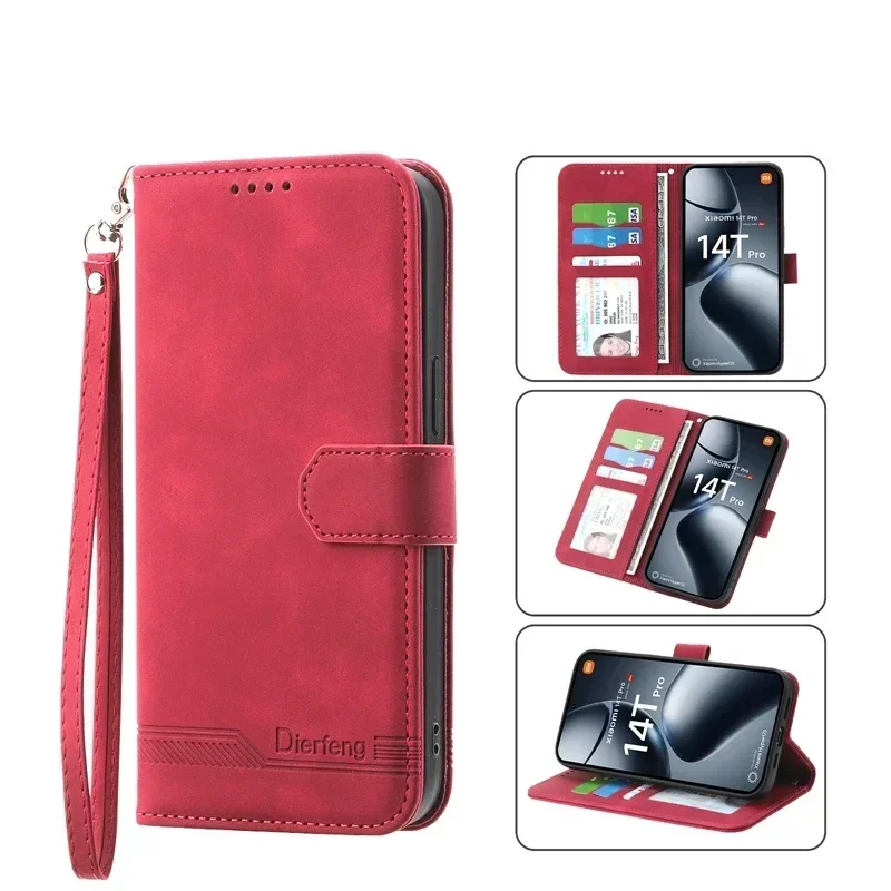 Funda de cuero con tapa magnética para Samsung Galaxy A06, carcasa tipo billetera para Samsung A06 SM-A065F Galaxy A06 A 06 A16 5G - imagen 3