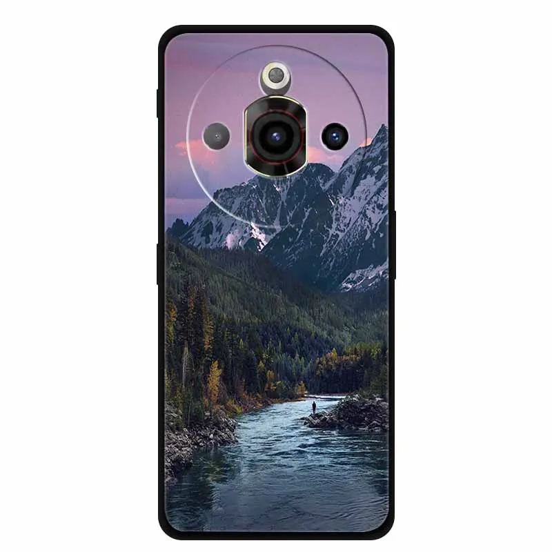 Para NUBIA Focus Pro 5G funda Original de silicona suave TPU fundas de teléfono contraportada para NUBIAFocus Pro Fashion Planet funda protectora - imagen 5