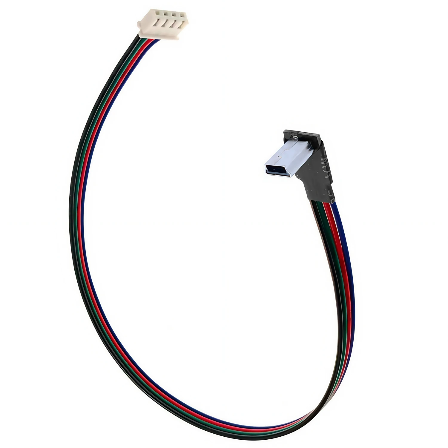 Conector micro mini de enchufe USB tipo c macho hembra de 0,3 M con Cable de línea de Terminal XH2.54-4P, toma USB de alimentación de 4 núcleos, tipo A DIY - imagen 4