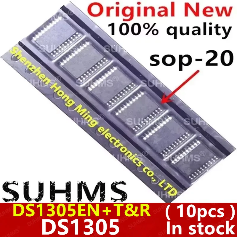 (10piece)100% New DS1305 DS1305E DS1305E+T&R DS1305EN+T&R sop-20 Chipset