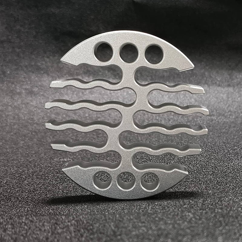 Herramienta de gestión de cables de sala de red de 30 agujeros, herramienta de clasificación de cables multiredes, peine de cable de metal duradero para 5 y 6 categorías - imagen 3