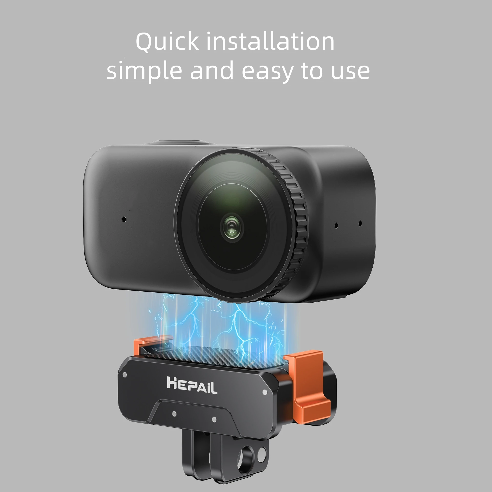 Soporte magnético de liberación rápida para DJI Osmo Nano, Base adaptadora para accesorios de Cámara de Acción DJI Osmo Nano - imagen 3