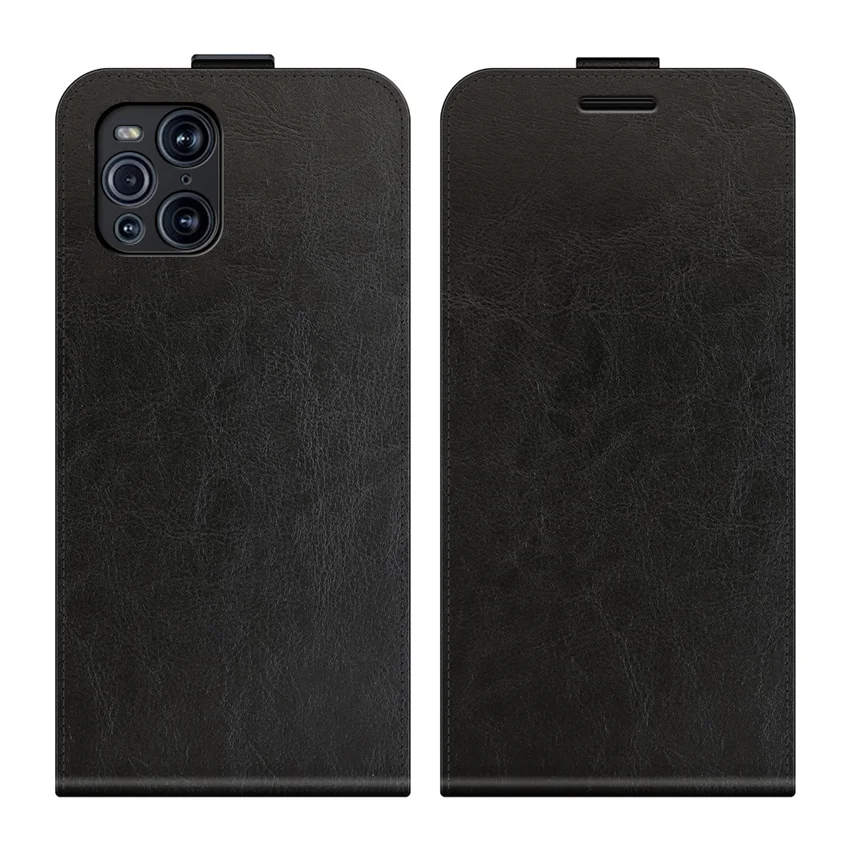 Funda de cuero con tapa para OPPO Find X3 Pro, carcasa Vertical de alta calidad, para Find X3, Find X3 Pro - imagen 2
