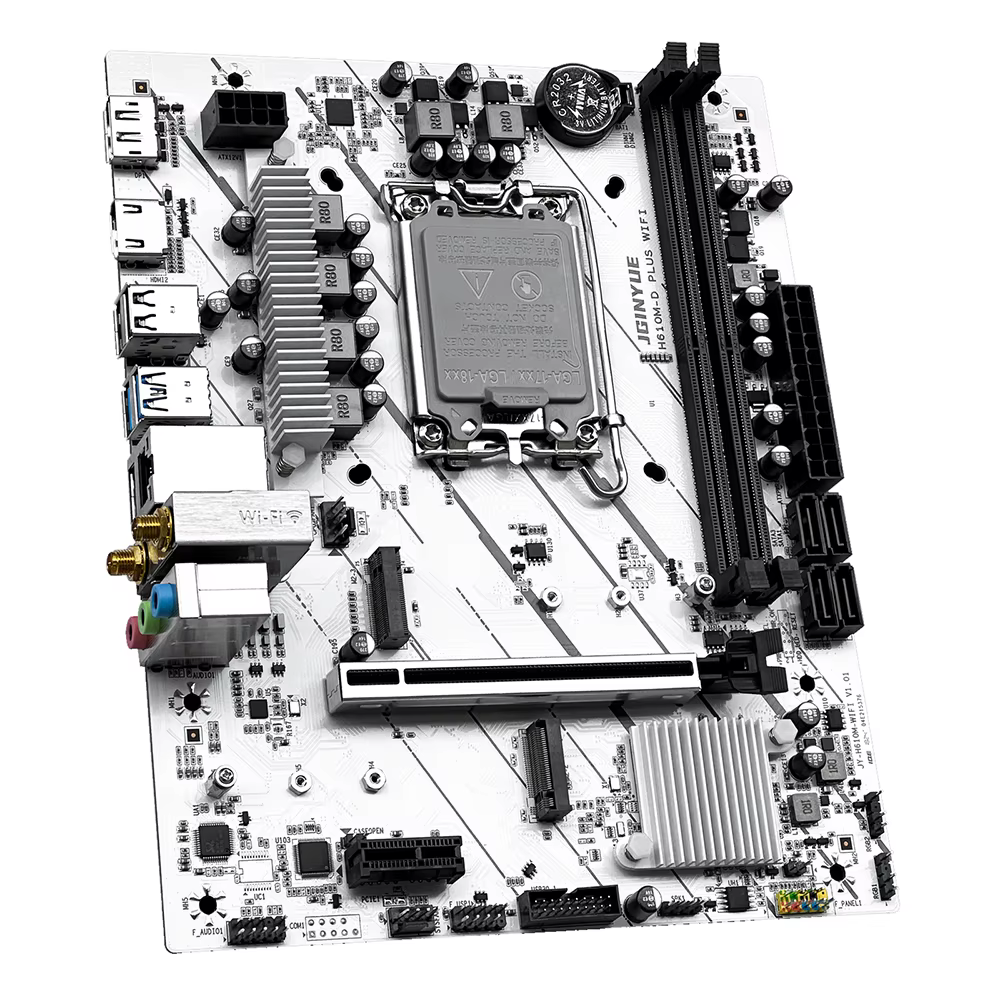 JGINYUE Placa base H610M Intel Core i5-12490F DDR4 32GB 3200MHz WIFI - imagen 2