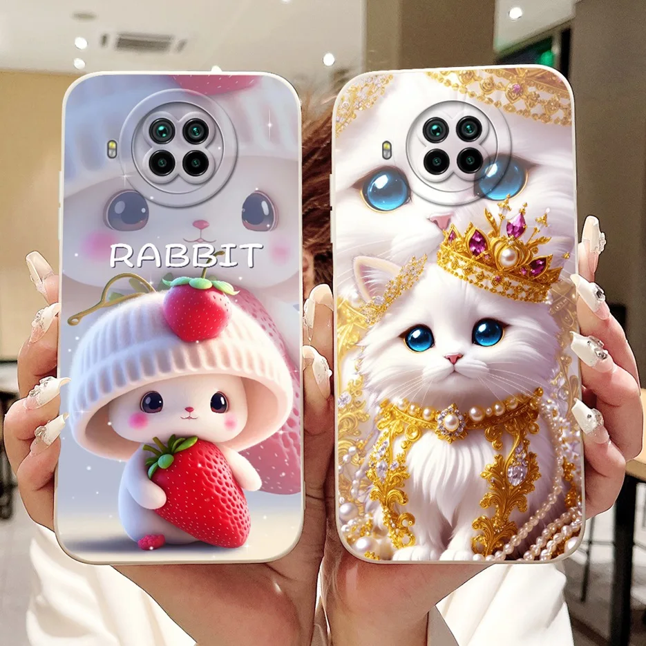 Para Xiaomi Mi 10i 5G funda nueva moda cubierta pintada de caramelo funda de teléfono de silicona suave para Xiaomi Mi 10T Lite 10TLite Mi10i 5G Shell - imagen 2