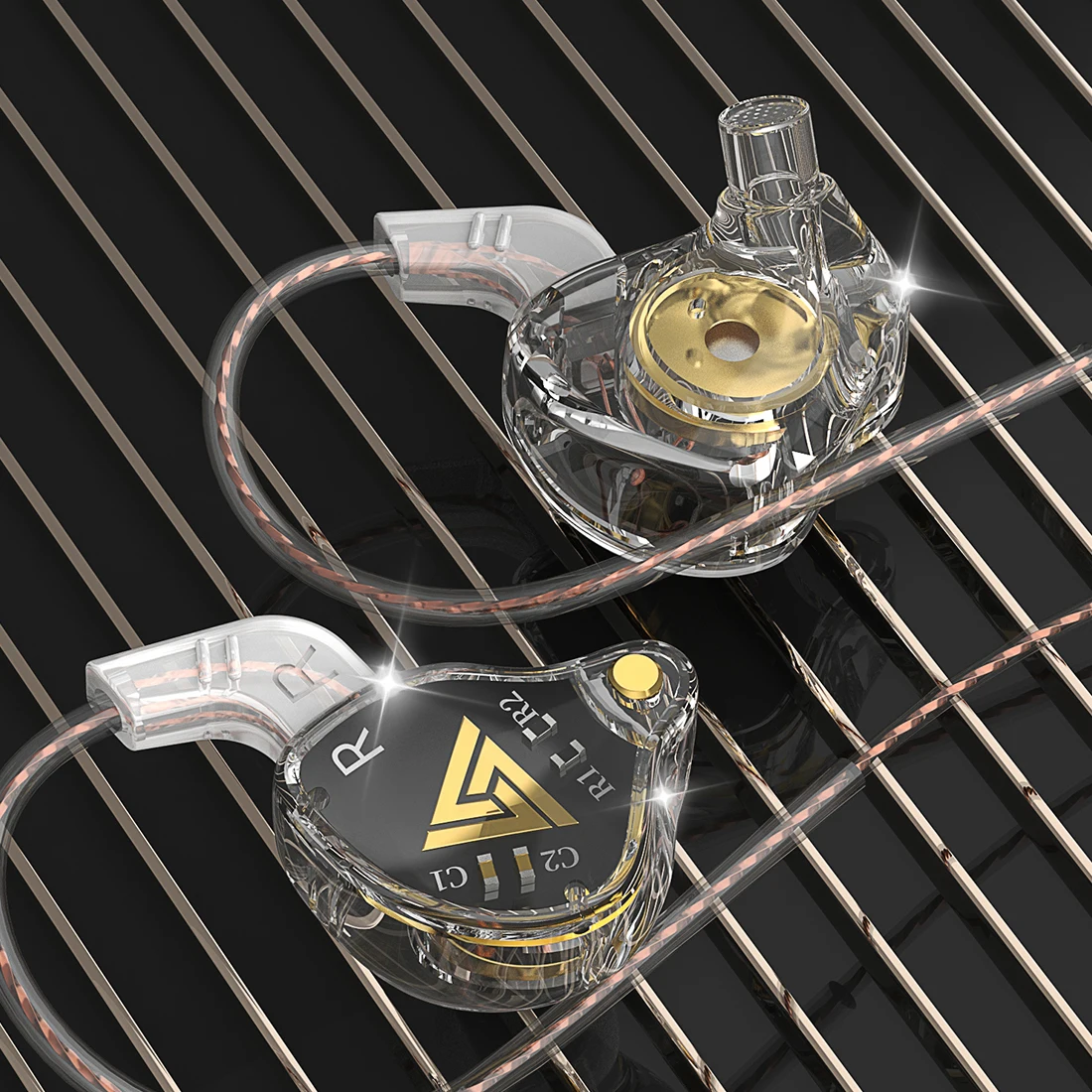 QKZ AKX-auriculares intrauditivos con cable, cascos dinámicos de graves HIFI con Monitor, deportivos, con cancelación de ruido, 3,5mm - imagen 5