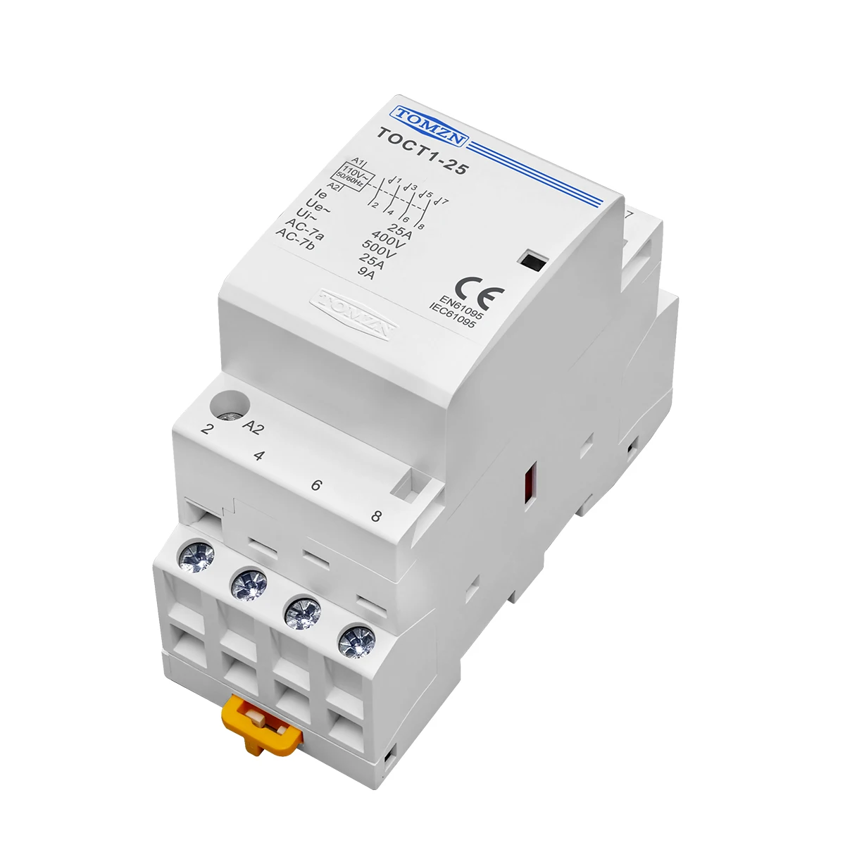 TOCT1 4P 25A 110V BOBINA 50/60Hz Contactor Modular de CA para el hogar con carril Din Contactores 4NO o 2NO 2NC - imagen 2