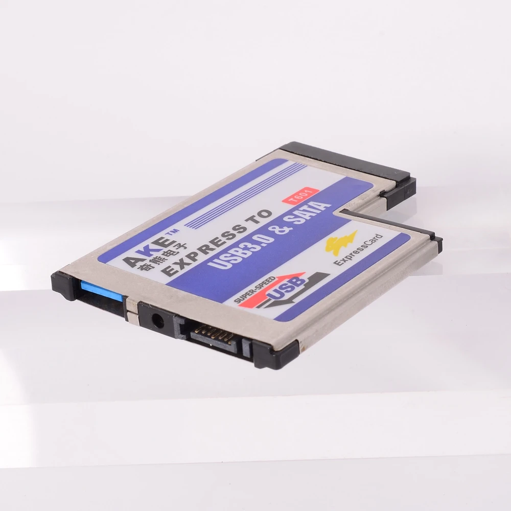 ExpressCard Notebook de 54 mm Express a USB3.0 + Tarjeta de expansión SATA en forma de T en forma de L - imagen 5