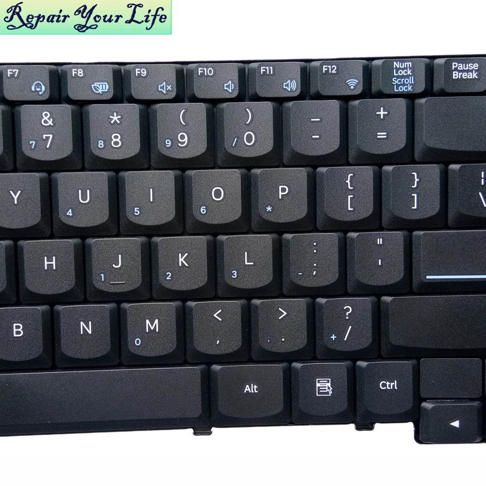 Teclados hebreos de repuesto para ordenador portátil, partes de pc con palabras HB, para SAMSUNG NP400B4, NP400B, 400B, 400B4 - imagen 2