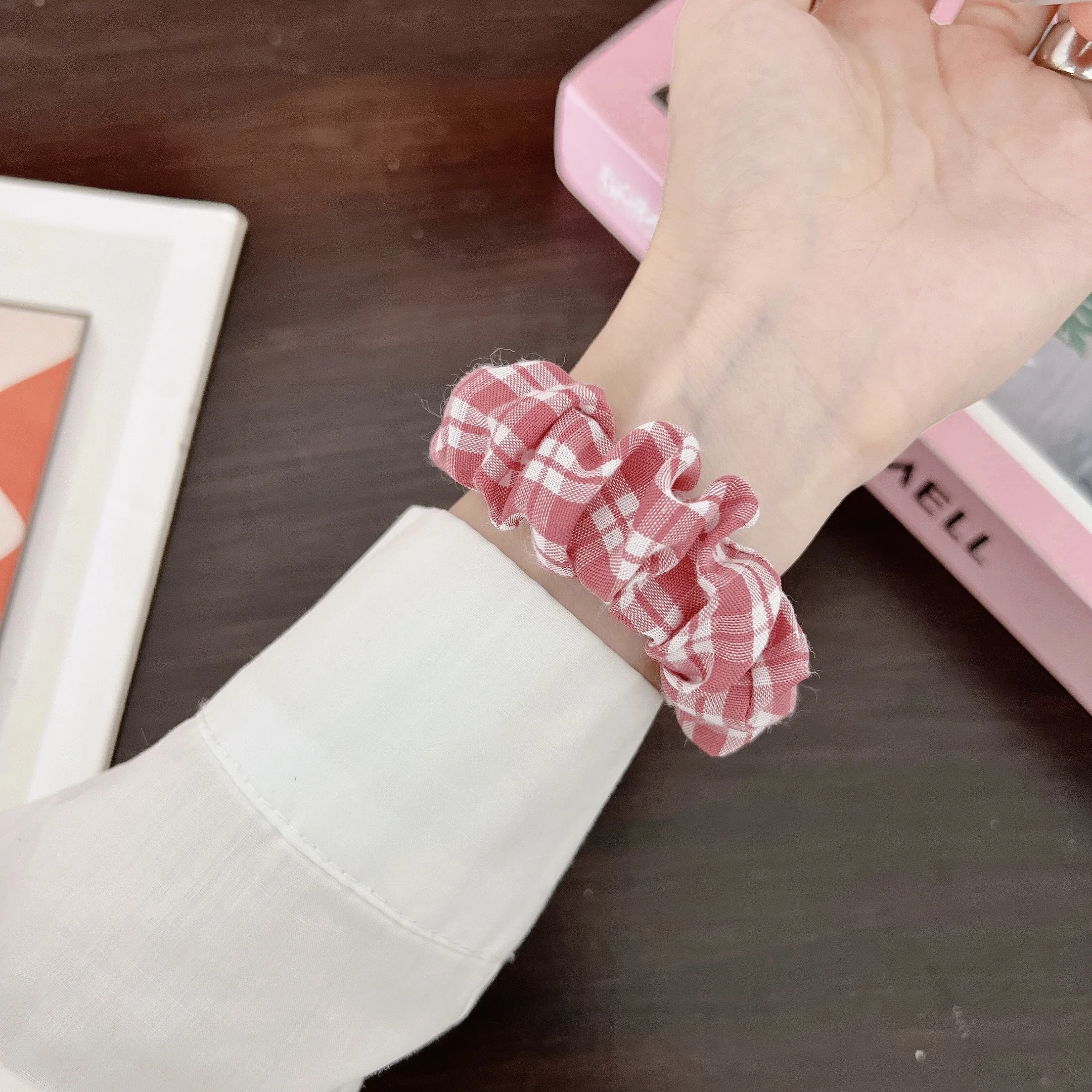 Correa de reloj para Xiaomi 8/9, tela elástica, correa transpirable de moda, accesorios para reloj inteligente - imagen 4