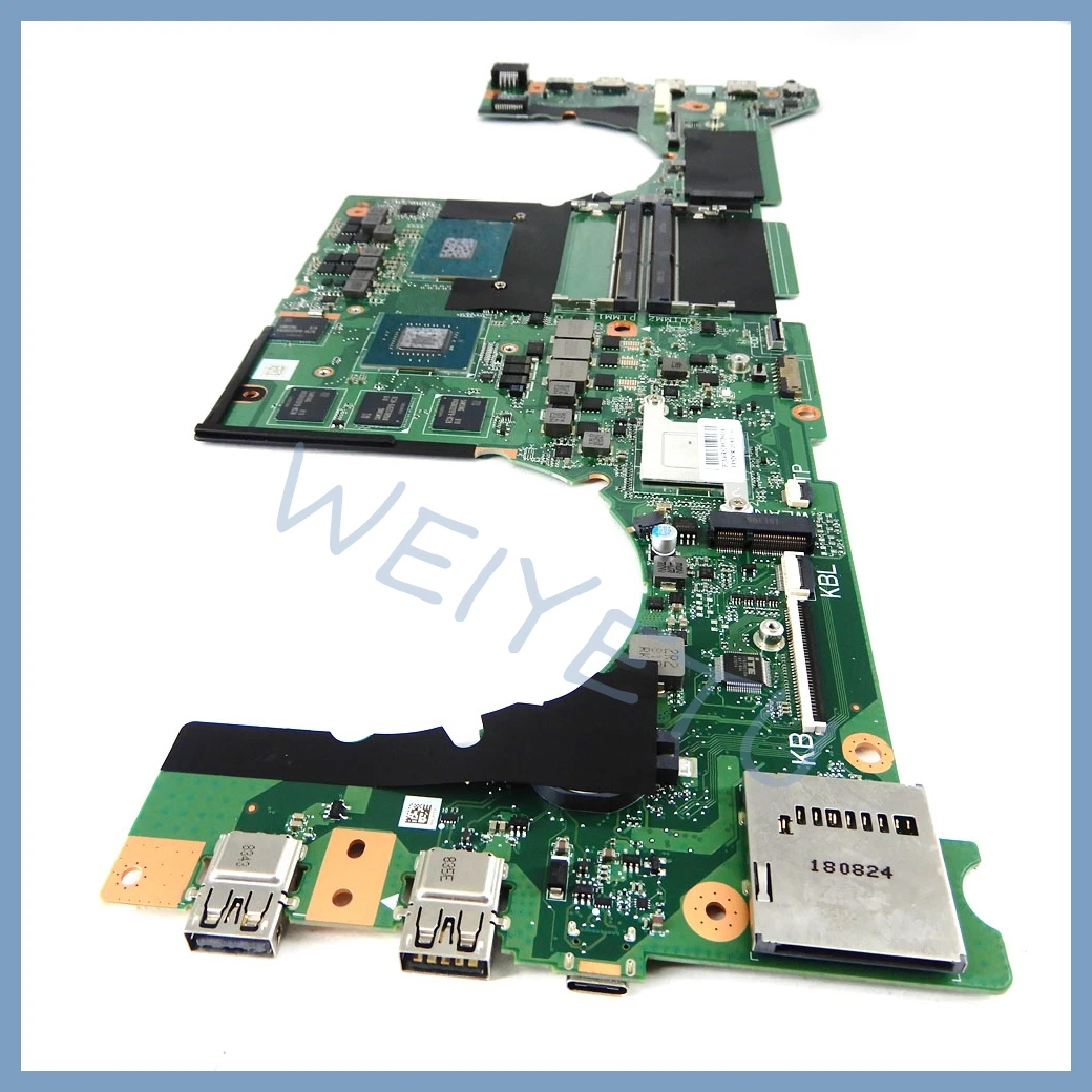 Placa base GL703VD con CPU i5 i7-7th Gen GTX1050 GPU para ASUS ROG Strix GL703VD GL703V GL703 placa base para ordenador portátil DABKNMB28A0 - imagen 5