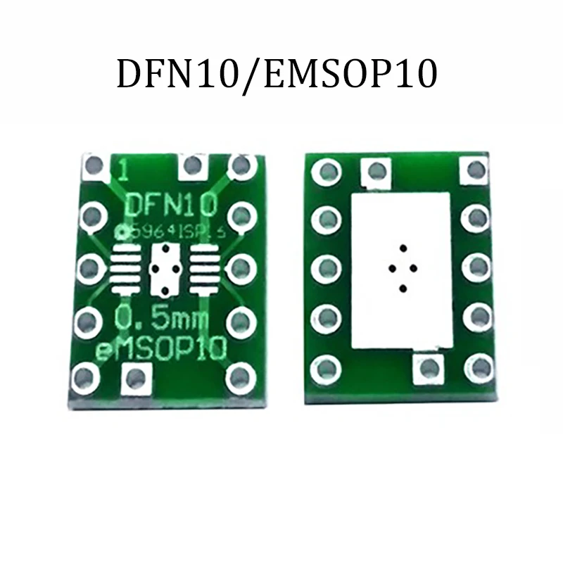 1 Uds placa PCB SMD se vuelve a DIP DFN10/EMSOP10 SOP SSOP TSSOP 8 10 14 16 20 24 28 32 56SMT a placa convertidora de adaptador DIP - imagen 3