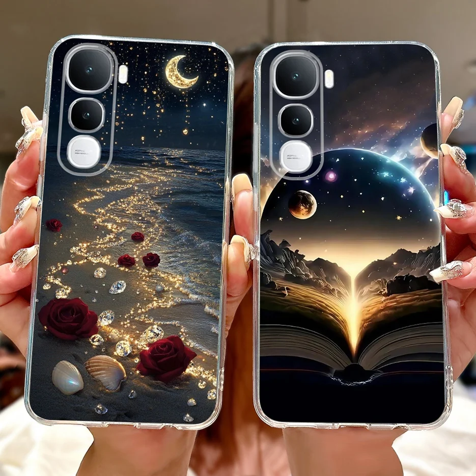 Para Vivo Y400 Pro 5G funda nueva moda cubierta pintada funda de teléfono de silicona suave para Vivo Y400 5G V2506 Y 400 Pro VivoY400 4G Fundas - imagen 2