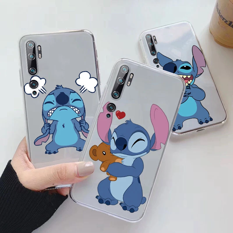 Para Xiaomi Mi Note 10 Note10 Pro Coque Art Stitch Cool Love funda de teléfono Fundas suaves de silicona para Xiaomi Note 10 funda a prueba de golpes